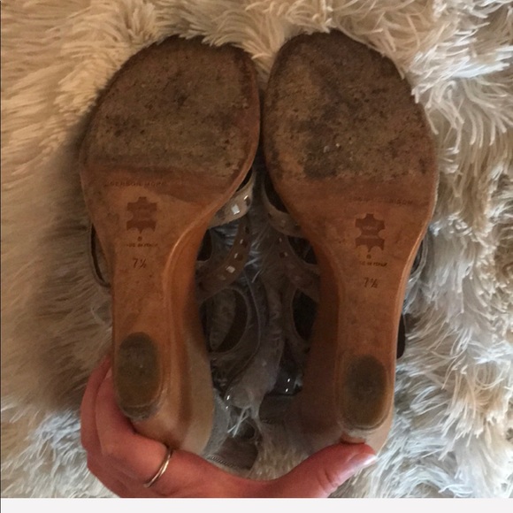 COPY - Sigerson Morrison Suede Strappy Wedges - Picture 4 of 4